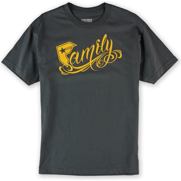Camiseta con gráfico de la nueva familia de Famous Stars and Straps para hombre, gris, grande Famous Stars and Straps Camiseta gráfica
