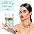 thumbnail image 2 of GHSDFBB 30 Pieces Lash Brushes for Cleaning Lash Shampoo Brushes Lash Brush for Eyelash Lash Brush with Container Blackhead Removing Brush Nose Pore Deep Cleaning Brush (Green,4 Inch), 2 of 7