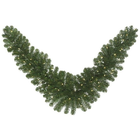 Vickerman 420744 4 Oregon Fir Swag 50 Multi Colored Led Lights Vickerman 420744 4 Oregon Fir Swag 50 Multi Colored Led Lights Garland C164912led Com