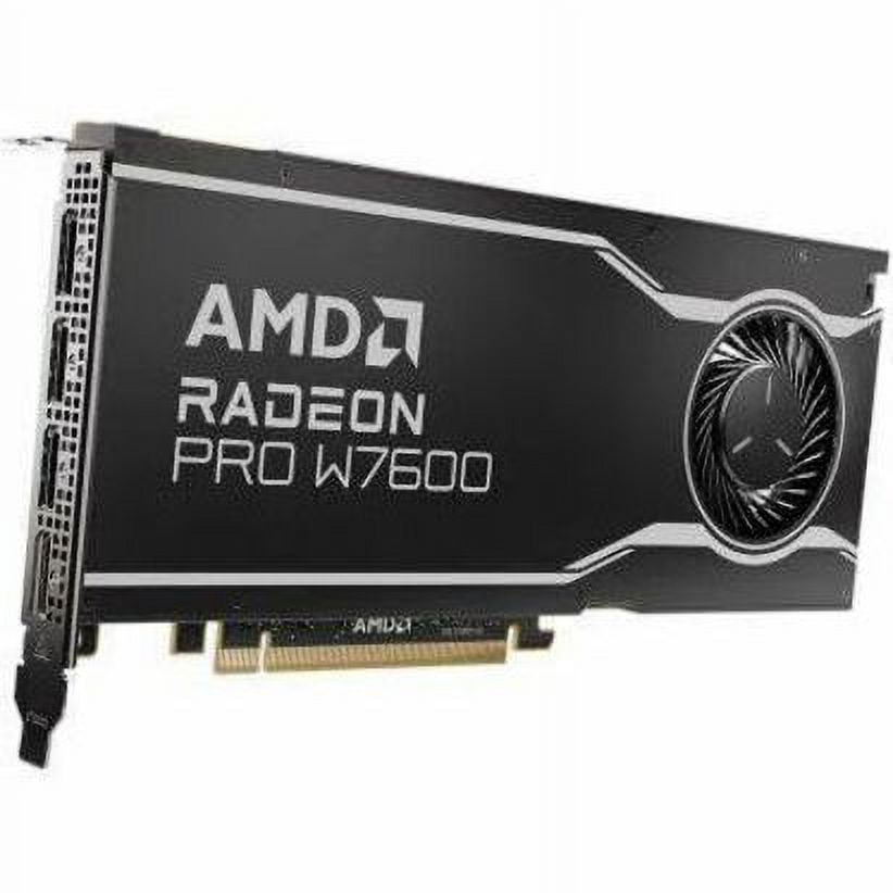 AMD Radeon Pro W7600 Graphic Card - 8 GB GDDR6 - Full-height - 7680 x 4320 - 128 bit Bus Width - PCI Express 4.0 x8 - DisplayPort - 4 x DisplayPort