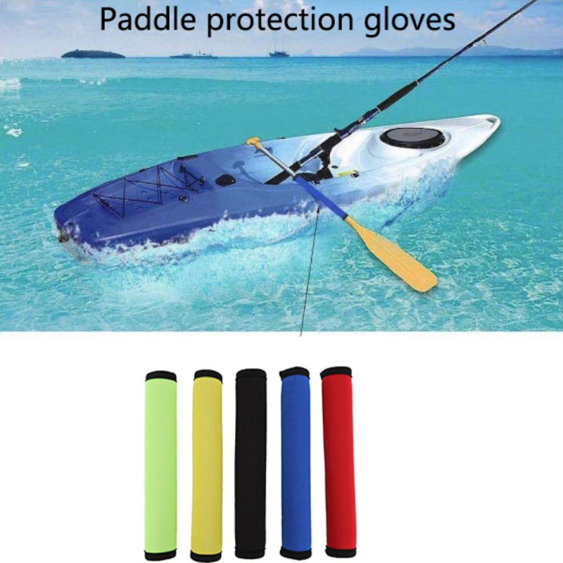 Keenso 1 Pair Kayak Paddle Grips 3 Colors 15cm Diving Fabric Kayak Paddle Grips Prevent Blisters and Callus 