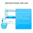 thumbnail image 4 of Limpiador de sifón ANGGREK para peceras Limpiador cambiador de agua silencioso Manual, 4 of 8