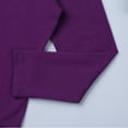 thumbnail image 6 of LiiYii Kids Girls Basic Ballet Dance Combo Dress Long Sleeve Gymnastics Leotard with Wrap Skirts Dark Purple L, 6 of 7