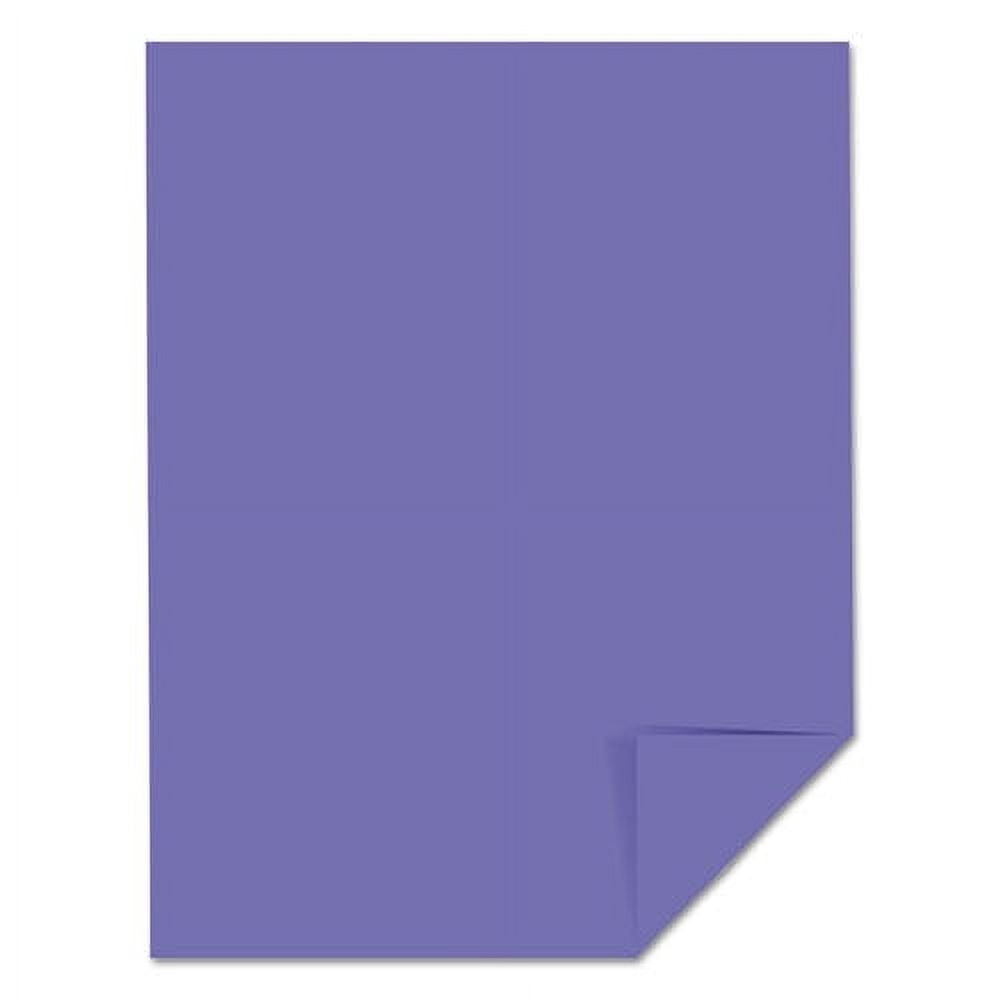 Color Cardstock, 65 Lb, 8.5 X 11, Venus Violet, 250/pack | Bundle of 2 Packs
