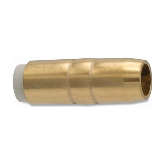 MIG Gun Nozzle, 5/8 in Bore, Brass, Bernard® Style, Heavy-Duty, Insulated