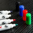 thumbnail image 4 of Ensemble de 4 Couleurs Marqueurs pour Tableau Blanc Marqueur Effaçable à Sec Pointe Fine 2MM Bleu Vert Noir Rouge, 4 of 9