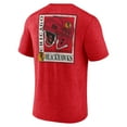 thumbnail image 3 of Men's  Red Chicago Blackhawks Earnest Will Tri-Blend T-Shirt, 3 of 3