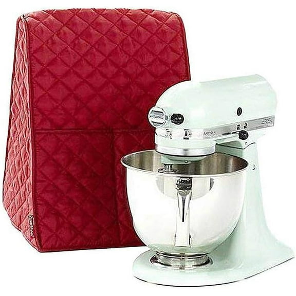 Stand Mixer Dust-proof Cover with Organizer Bag for KitchenAid Mixer to Keep Clean and Safe(Red)