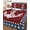 Red, variant on Full Size Quilt Bedding Set, Nautical Anchor Reversible Summer Quilt 3 Pieces, Red Navy Blue Coastal Stars Ocean Lightweight Bedspreads Coverlets with 2 Pillow Shams for All Seasons