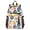 Abstract Circle and Dots, variant on 14" Laptop Backpack Waterproof Airline Approved Stylish Casual Daypack for Travel Business College Work, Cute Hand Drawn Bug
