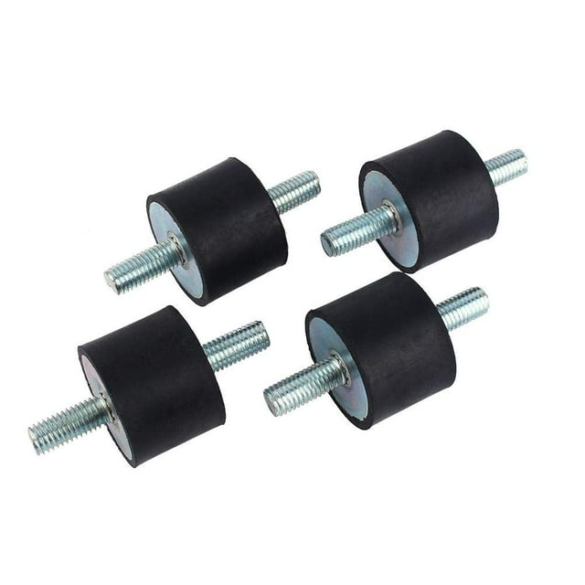 Rubber Vibration Isolator Brackets Rubber Vibration Damper Air Compressor Pump Anti Vibration Rubber Layer M10 Rubber Buffer (M10 40 x 30)
