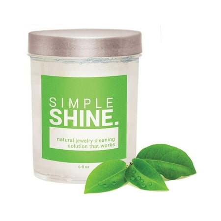 Simple Shine 100% All Natural Jewelry Cleaner Solution | Naturally Derived Cleaning Gold, Silver & Platinum Clean