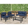 thumbnail image 2 of Tortuga Outdoor Lakeview 4-Piece Conversation Set with Loveseat - Navy, 2 of 2