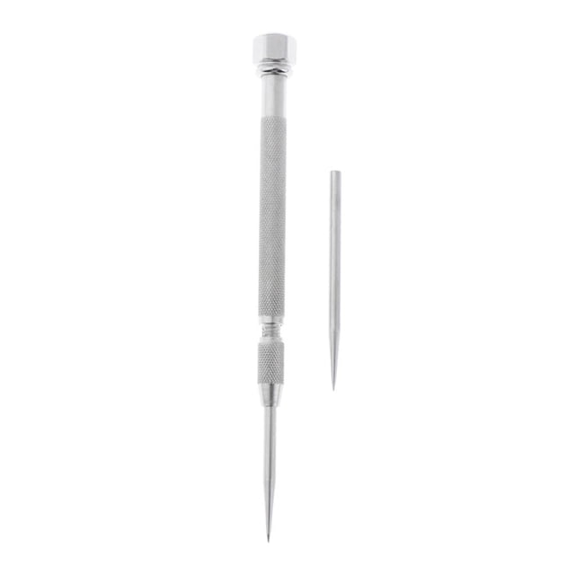 1 pieza de aleación de aluminio, punta de traza, lápiz de grabado, tallado, herramientas de grabado de joyería Macarena Marcador de punta de carburo de tungsteno