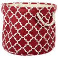 thumbnail image 1 of Design Imports CAMZ37888 16 x 16 x 15 Po Bin de Stockage en Polyester Rond en Treillis et 44 ; Rouille - Grande, 1 of 1