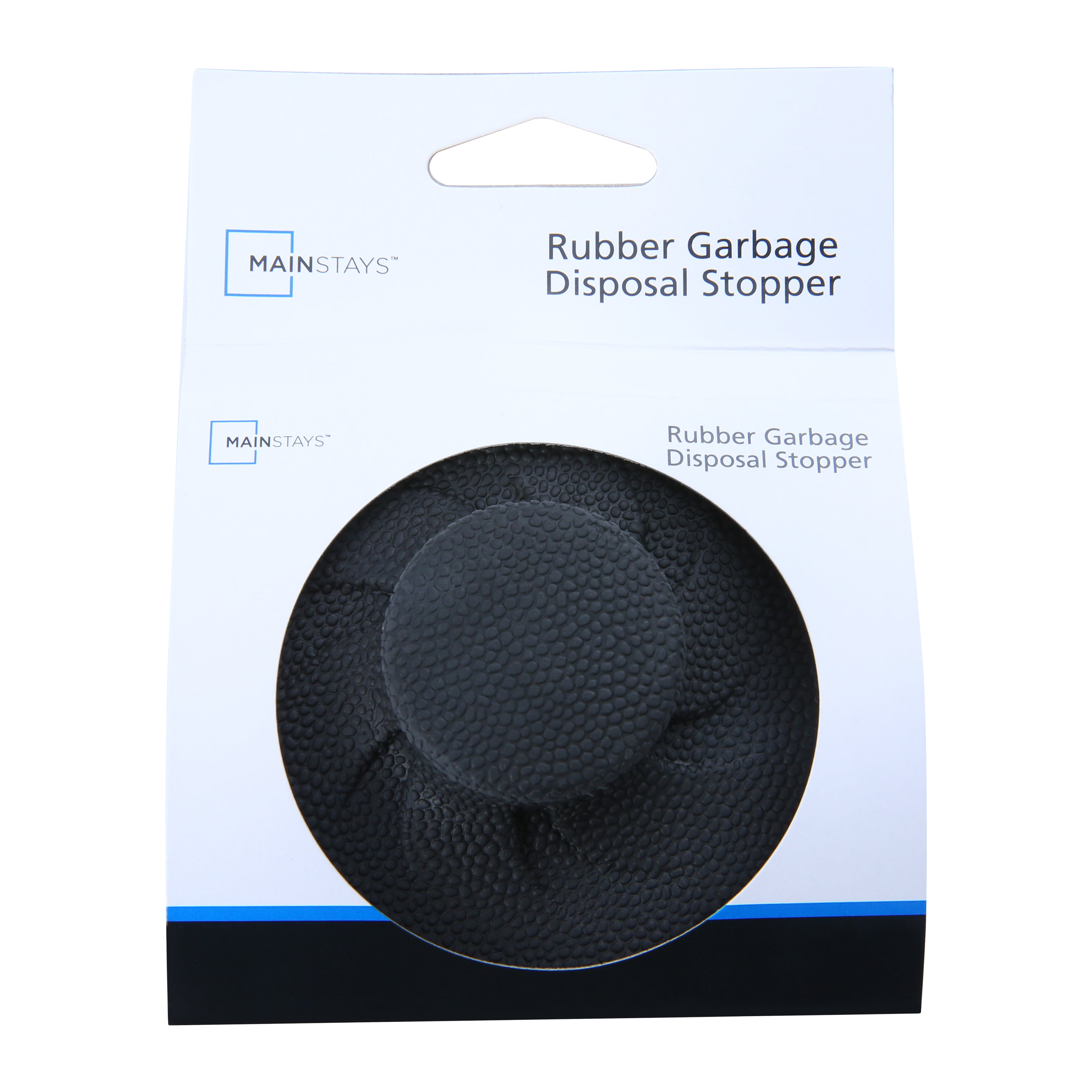 Mainstays Universal Black Rubber Garbage Disposal Stopper