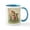 White/Blue Inside, variant on CafePress - Vintage French Easter Bunnies In Egg Mugs - 11 oz Ceramic Mug - Novelty Coffee Tea Cup