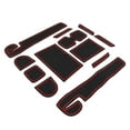 thumbnail image 3 of Center Console Mats, Odorless Anti Slip Flexible Front Console Organizer Pad 12PCS  For Car, 3 of 8