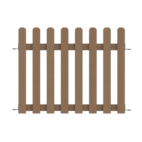 Yardlink Cedar Wood Fence Panel, 34 inch H x 47 inch W
