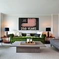 thumbnail image 5 of 250Th Anniversary American Flag Decorative Banner, Single-Sided Flag, Patriotic Us Flag Decoration For Outdoor Indoor Display, 1776-2026 Commemorative Us Flag, Red & White, 5 of 7