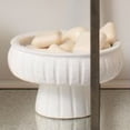 thumbnail image 4 of Jamie Young Co Aegean Small Traditional Pedestal Ceramic Bowl Vase in White, 4 of 4