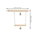thumbnail image 3 of Parrot Swing Bird Cage Bird Perch Swing Parakeet Cage Accessories Parrot Toy Bird Swing Toy Bird Toys For Parakeets, 3 of 6