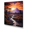 thumbnail image 2 of Designart "Glowing Heart Of The Volcano II" Volcano Canvas Prints, 2 of 7