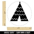 thumbnail image 2 of Tipi Teepee Self-Inking Rubber Stamp Ink Stamper - Black Ink - Medium 1 Inch, 2 of 7