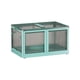 thumbnail image 1 of Armario portátil, organizador de ropa para el hogar, armario ropero azul, 1 of 7