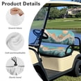 thumbnail image 6 of HUIACONG Golden Mountain Pattern Golf Cart Seat Covers Kit, Easy to Install 2-Seats Universal Golf Cart Seat Covers for Club Car DS Pre2000, 6 of 7