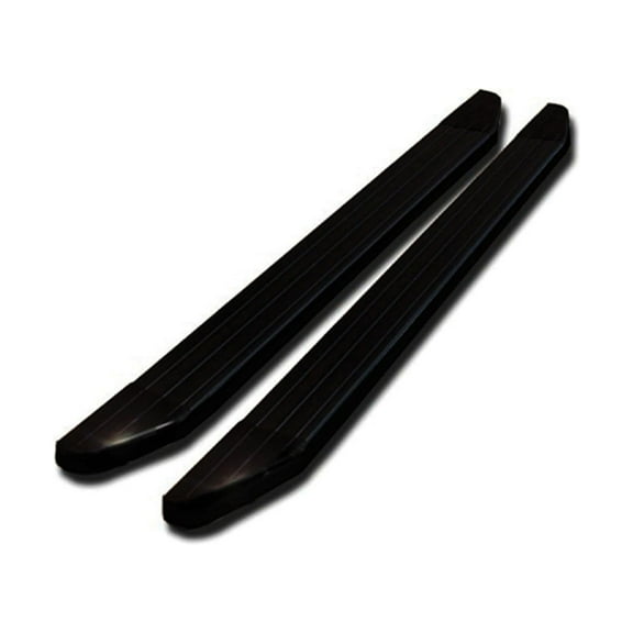 Black Horse Peerless Running Boards Black Compatible with 2015-2023 Ford Edge-PR-EDGEBK15