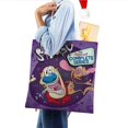 thumbnail image 4 of The Ren & Stimpy Show Bolso de tela con estampado de lienzo para mujer, bolsa de compras reutilizable y estética, con cremallera interior, regalo para mujer,40*40cm., 4 of 6