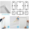 thumbnail image 6 of Art3d Pre-Cut Wall Molding Set of 6 pcs, Ready-to-Assemble Wainscoting Panels for Interior Wall Décor Living Room Bedroom Accent Wall, 6 of 8