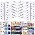 thumbnail image 1 of Organizador de pared con tablero perforado BOLUTDIF modular, 6 piezas, blanco, 1 of 7