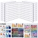 thumbnail image 1 of Organizador de pared con tablero perforado BOLUTDIF modular, 6 piezas, blanco, 1 of 7