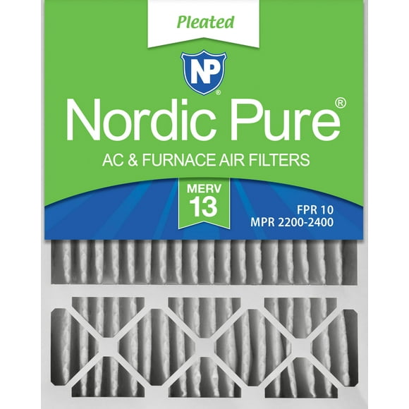Nordic Pure 20x25x5 MERV 13 Pleated Lennox X6673_X6675 Replacement AC Furnace Air Filters 2 Pack