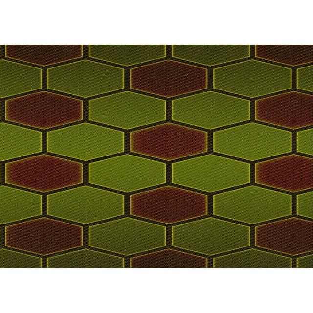 Ahgly Company Tapis d'Intérieur Rectangulaire Transitionnel Vert Olive Lavable à la Machine, 8 Pieds x 10 Pieds