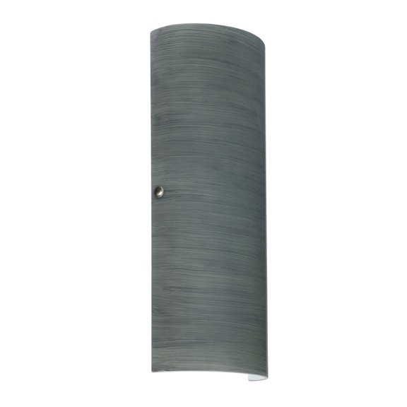 8193TN-LED-SN-Besa Lighting-Torre 18-20W 2 LED Wall Sconce-7 Inches Wide by 17.75 Inches High-Satin Nickel Finish-Titan Glass Color-LED Lamping Type