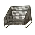 thumbnail image 1 of Siruishop Records Display Stand 3 Compartment Storage Rack for Books Brochure Documents 26cmx22cmx24cm, 1 of 8