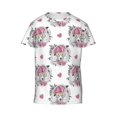 thumbnail image 4 of Wukai Cartoon Poodle Dog Youth Unisex Short Sleeve T-Shirt for Boys, Girls, Teens, and Kids-Large, 4 of 7