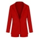 thumbnail image 4 of Blazer Chaquetas Para Mujer Chaquetas Casuales Traje de Cuero de Moda Arrugado Elástico Otoño Invierno Traje de Dos Piezas Odeerbi ODB180773, 4 of 8