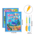 thumbnail image 2 of 6 Set Magic Agua Pintura Libro Garabatos Reutilizable Niños rojo/azul/verde, 2 of 5