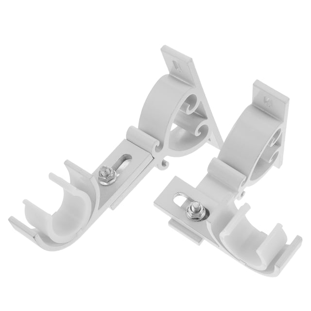 KAKOWELY 2Ud Soportes Para Barra De De Aluminio Con Instalación Sin Taladro Y Base Firme