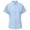 Blue, variant on Women's Button Down Shirts Short Sleeve Regular Fit Work Office Blouse,S M L XXL 3XL 4XL 5XL (Plus Size),Blue Dress Shirts for Women Ladies