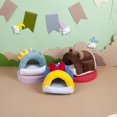 thumbnail image 4 of CBFFDC Warm Pet Bed For Autumn And Winter Cartoon Design Hamster House Breathable Comfortable Warm Small Pet Bed, 4 of 7