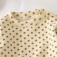 thumbnail image 4 of eczipvz 4t Girls Shirts Toddler Baby Girls Long Sleeve Ruffle T Shirt Kids Casual Plain Solid Top Blouse T-Shirt Undershirt(Beige,3-4 Years), 4 of 7