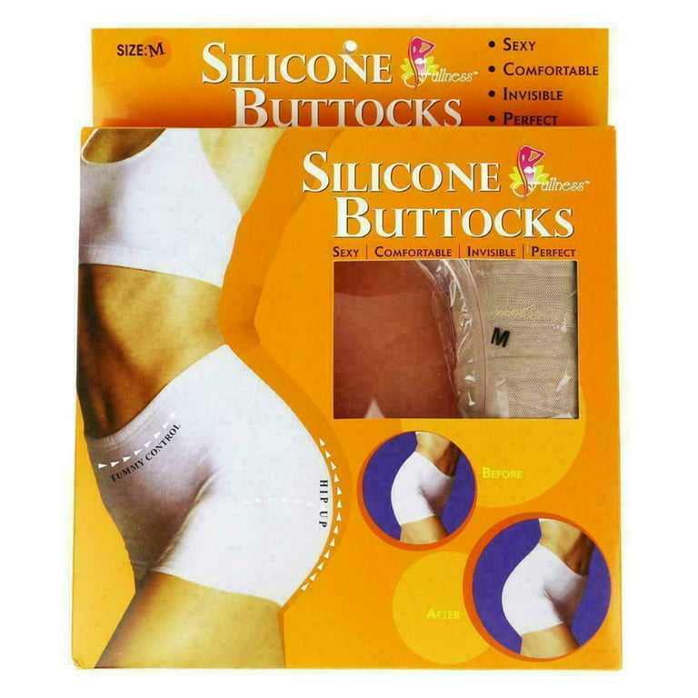 Silicone Butt Pads Fake Buttocks Shaper Panty with Tummy Control Butt Shape  & Lift 