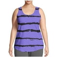 thumbnail image 2 of Wzzjkit Débardeurs pour Femmes Mode Été Décontracté Imprimé Ample Grande Taille Col Rond Camisoles Débardeur, 2 of 7