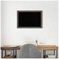 thumbnail image 6 of Amanti Art Black Cork Board Wood Framed Edwin Clay Grey Bulletin Board 26 in. x 18 in., 6 of 7