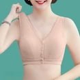 thumbnail image 4 of MEICHEN Middle and Elderly Women's Front Closure Bralettes Cotton Thin No Underwire Push Up Bras Underwear Summer Clothing Fall Fashion Essentials, 4 of 8